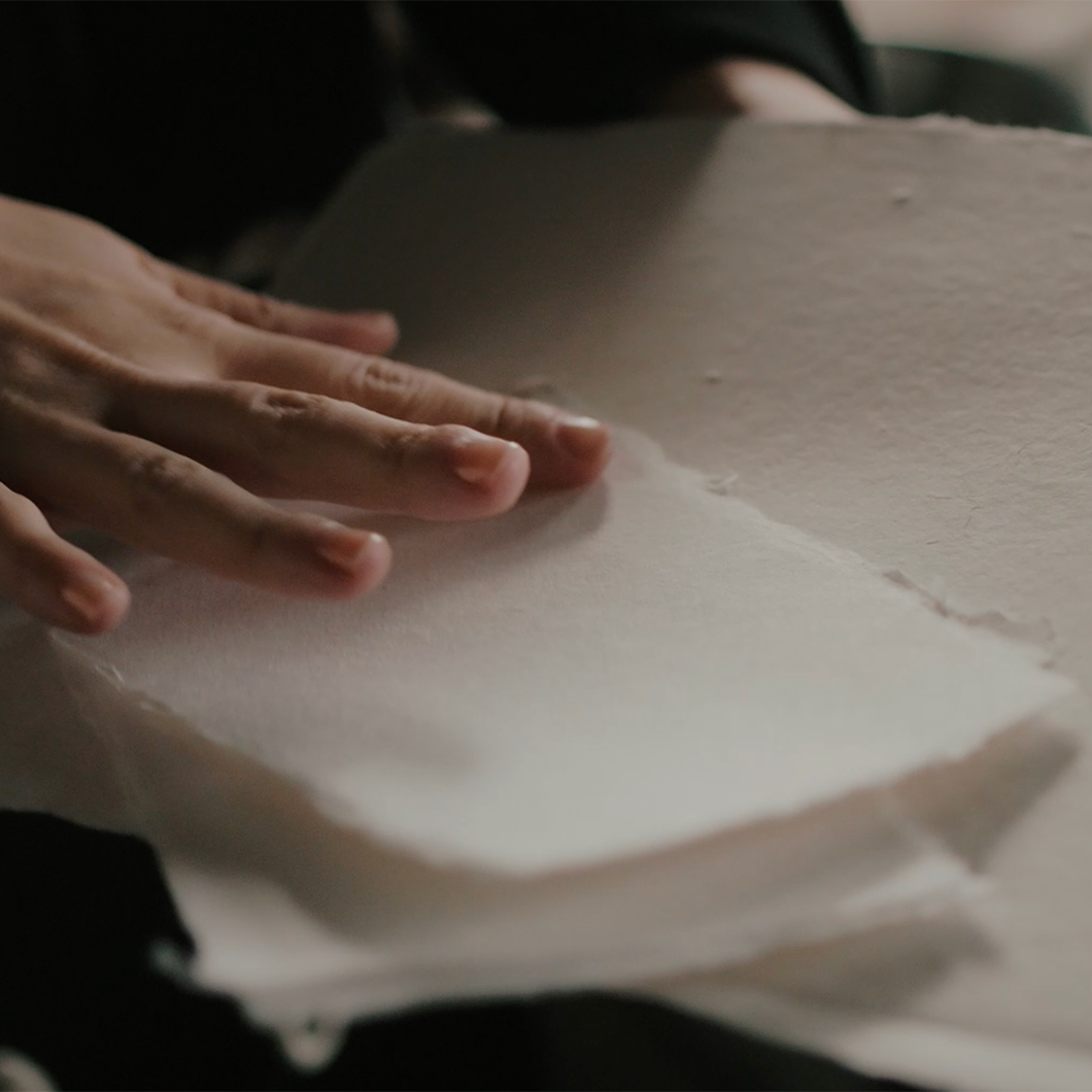 ハンコ作り体験+和紙漉き+お茶と和菓子