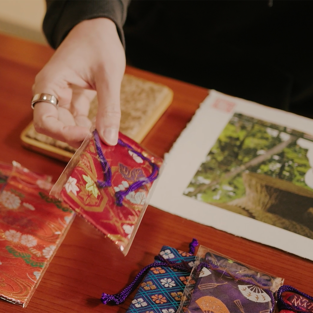 ハンコ作り体験+和紙漉き+お茶と和菓子