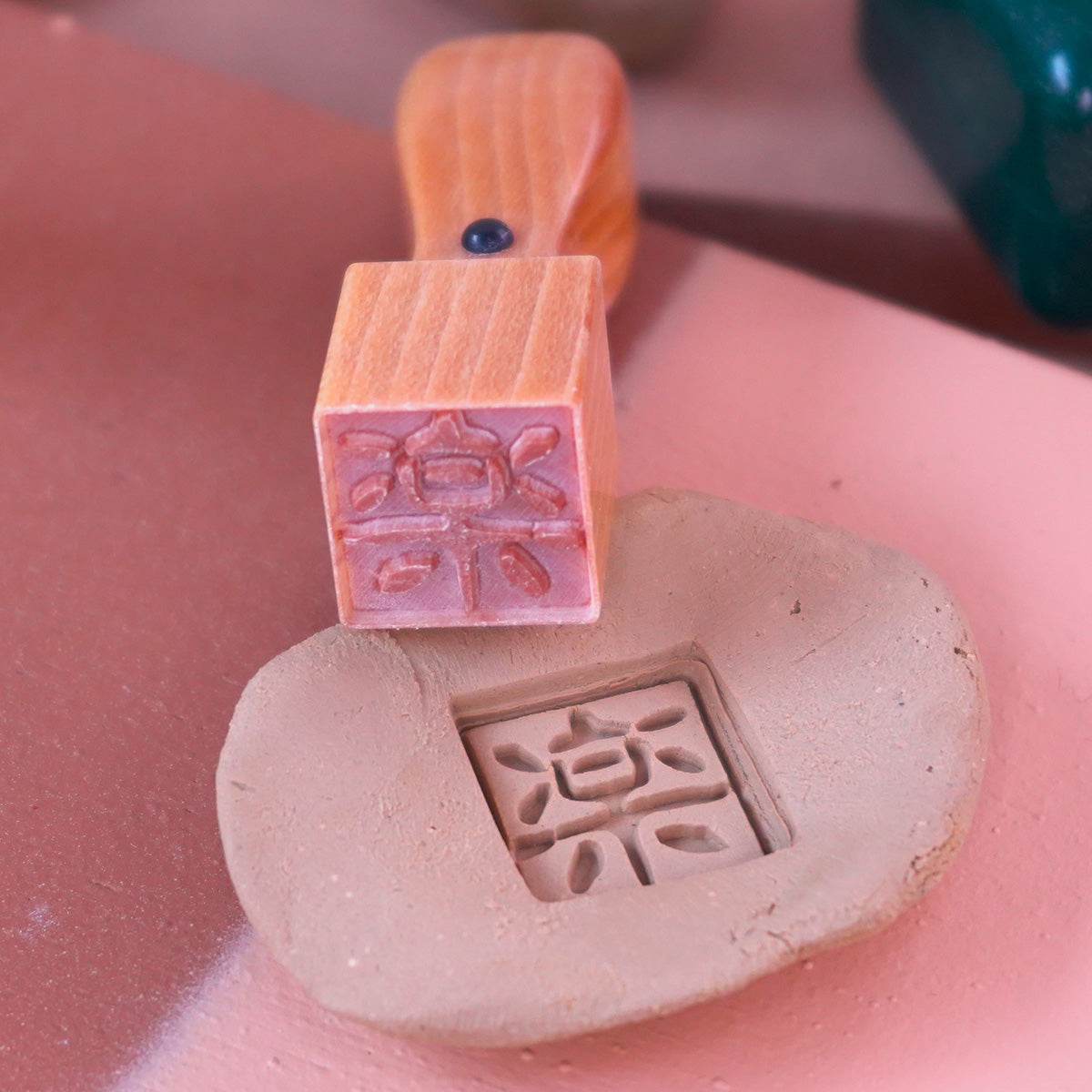 Pottery Stamp (15mm square)