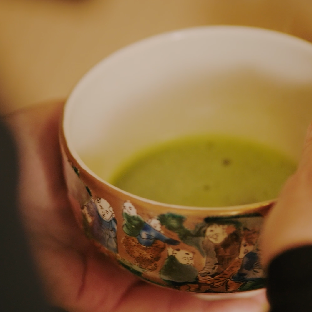 ハンコ作り体験＋和紙漉き＋お茶と和菓子